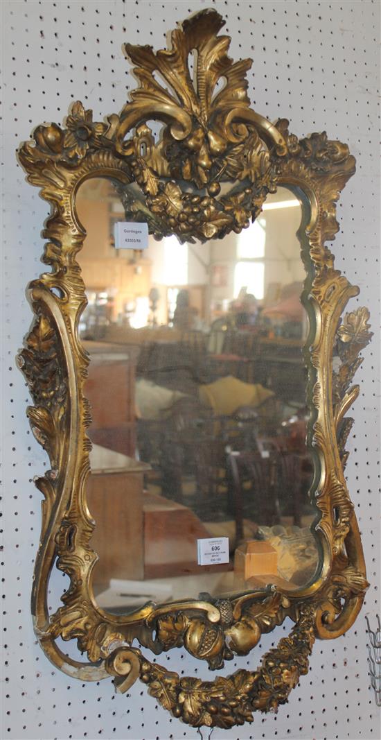 Decorative gilt frame mirror